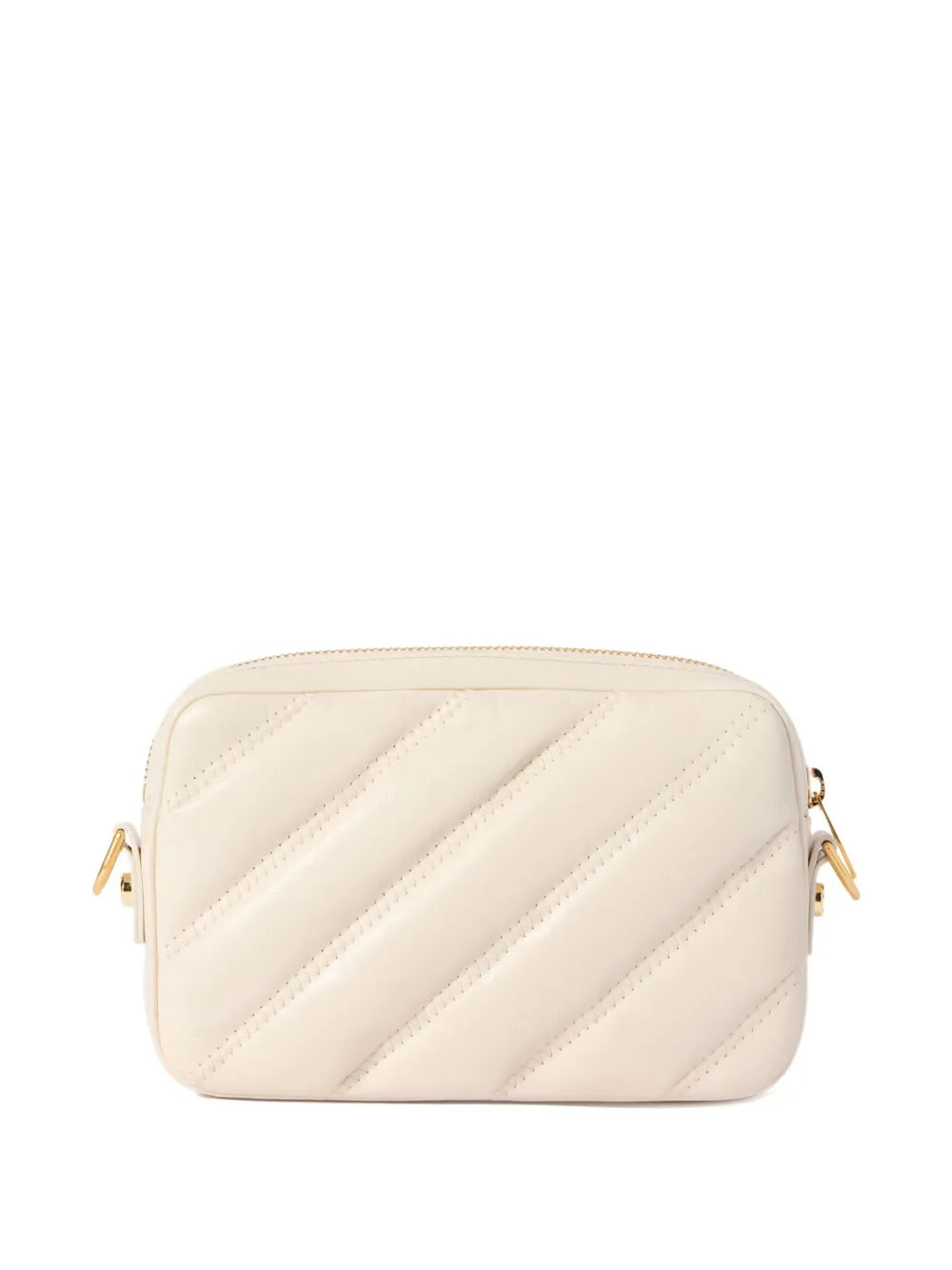 Off-White bolsa crossbody capitonada de piel
