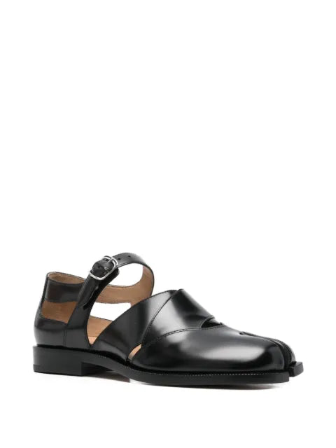 Maison Margiela mocasines Tabi - Negro - vista 2