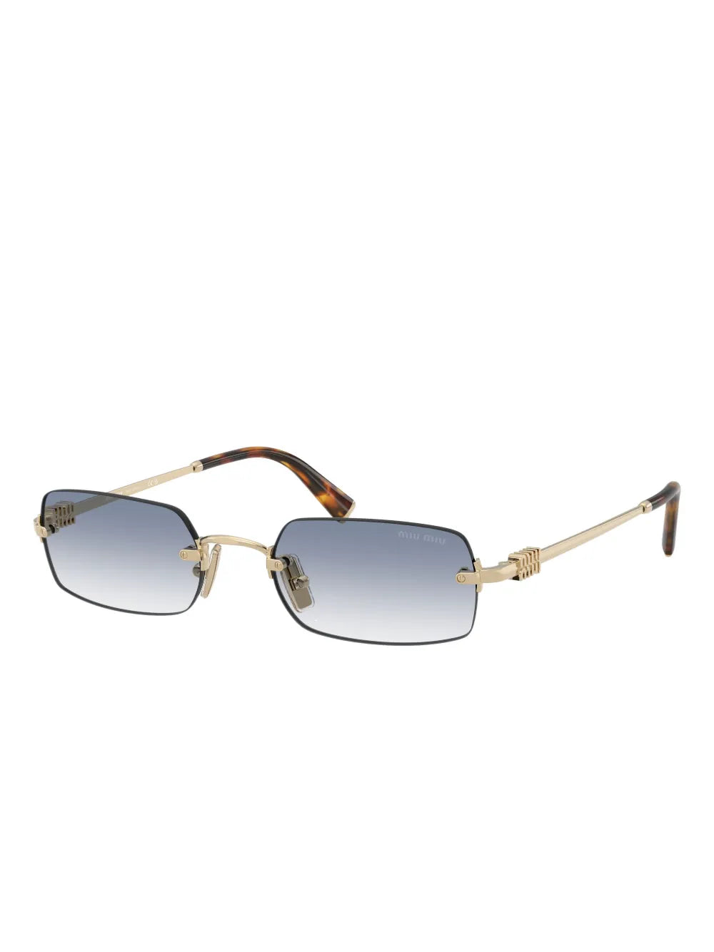 Miu Miu lentes de sol con armazón rectangular