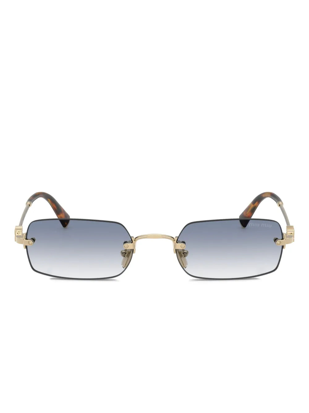 Miu Miu lentes de sol con armazón rectangular