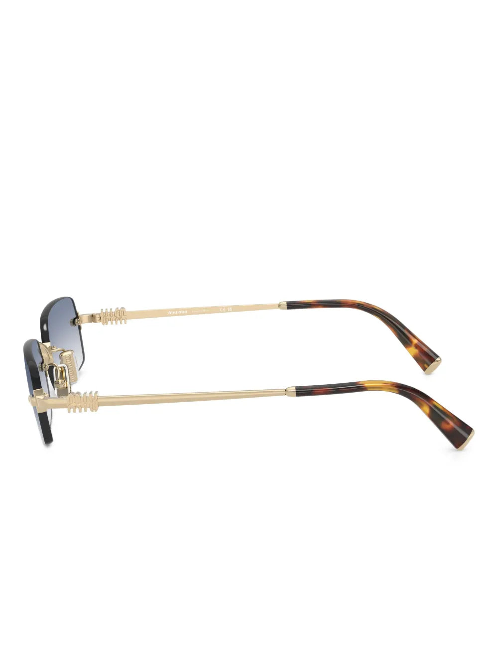 Miu Miu lentes de sol con armazón rectangular