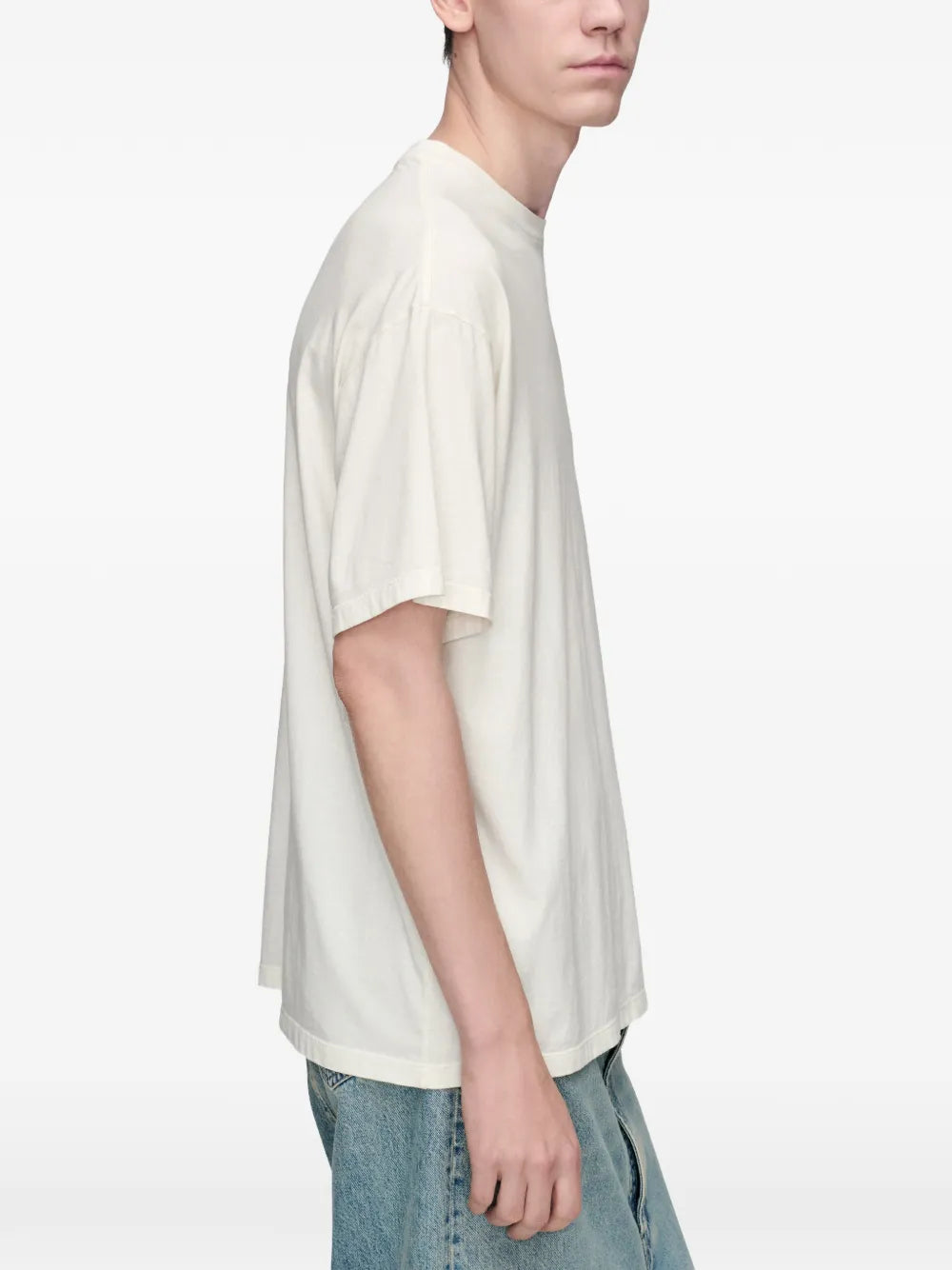 Maison Margiela playera con logo bordado - Blanco - imagen 4