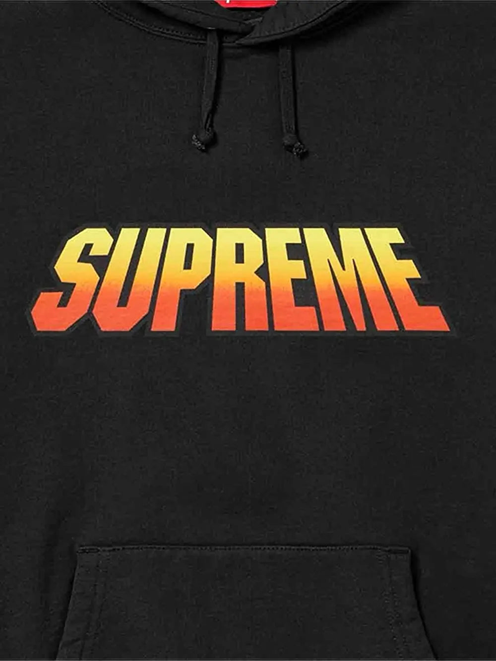 Supreme hoodie con logo estampado - Negro - imagen 2