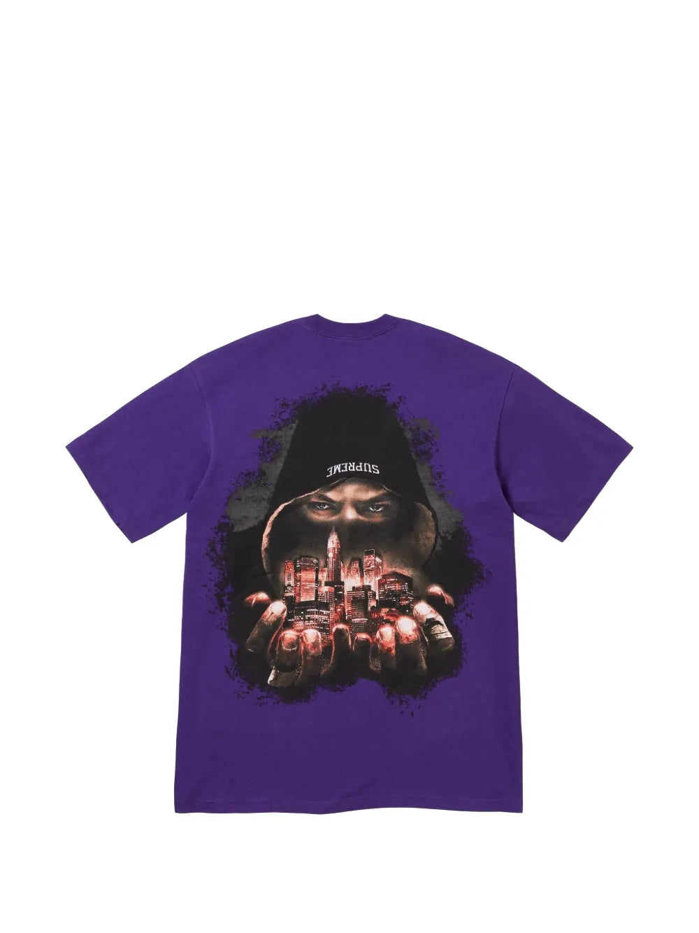 Supreme playera con estampado gráfico - Morado - imagen 2