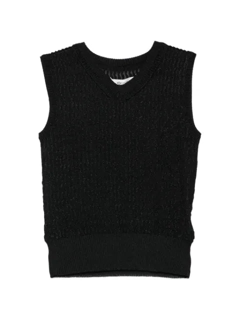 Maison Margiela top sin mangas con cuello redondo - imagen 1