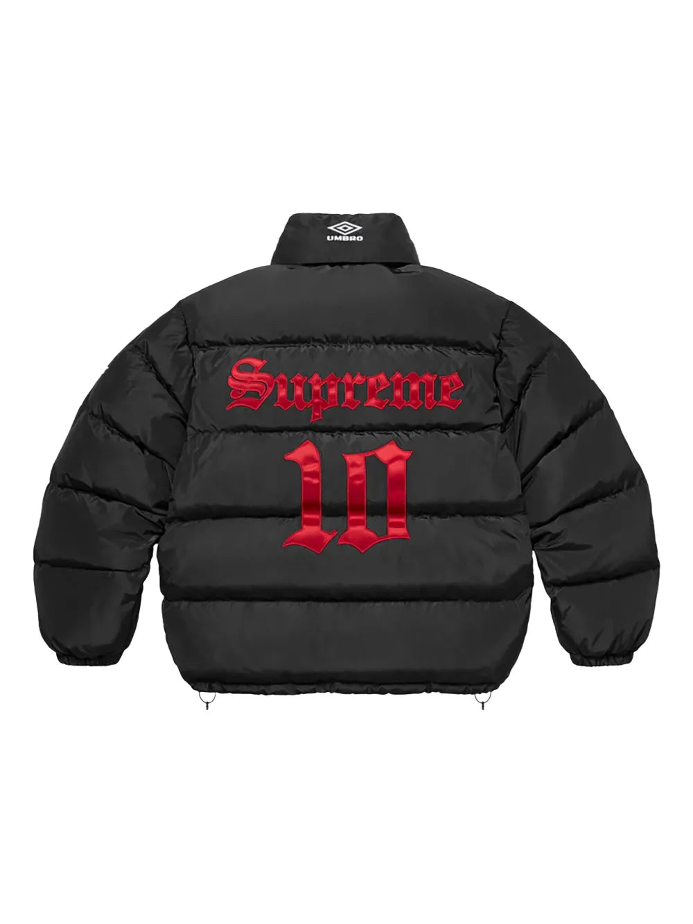 Supreme chamarra con parche del logo en colaboración con Umbro® - Negro - imagen 2