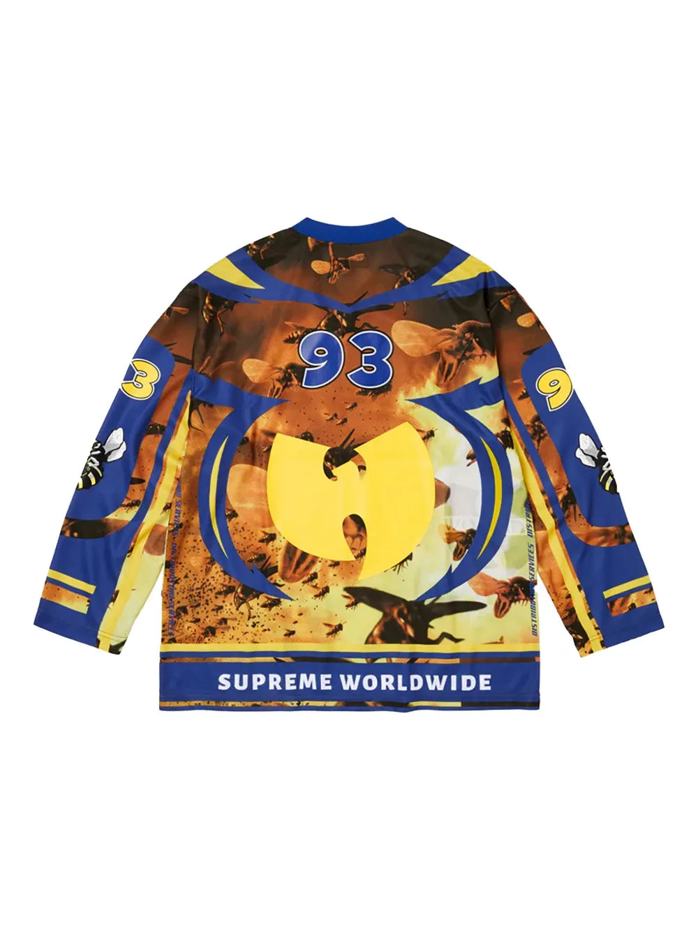 Supreme playera manga larga en colaboración con Wu-Tang Clan - Azul - imagen 2