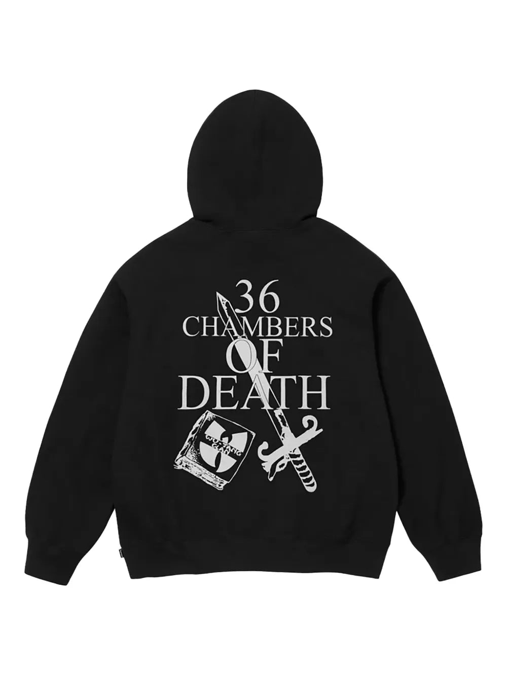 Supreme hoodie con estampado gráfico en colaboración con Wu-Tang Clan - Negro - imagen 2