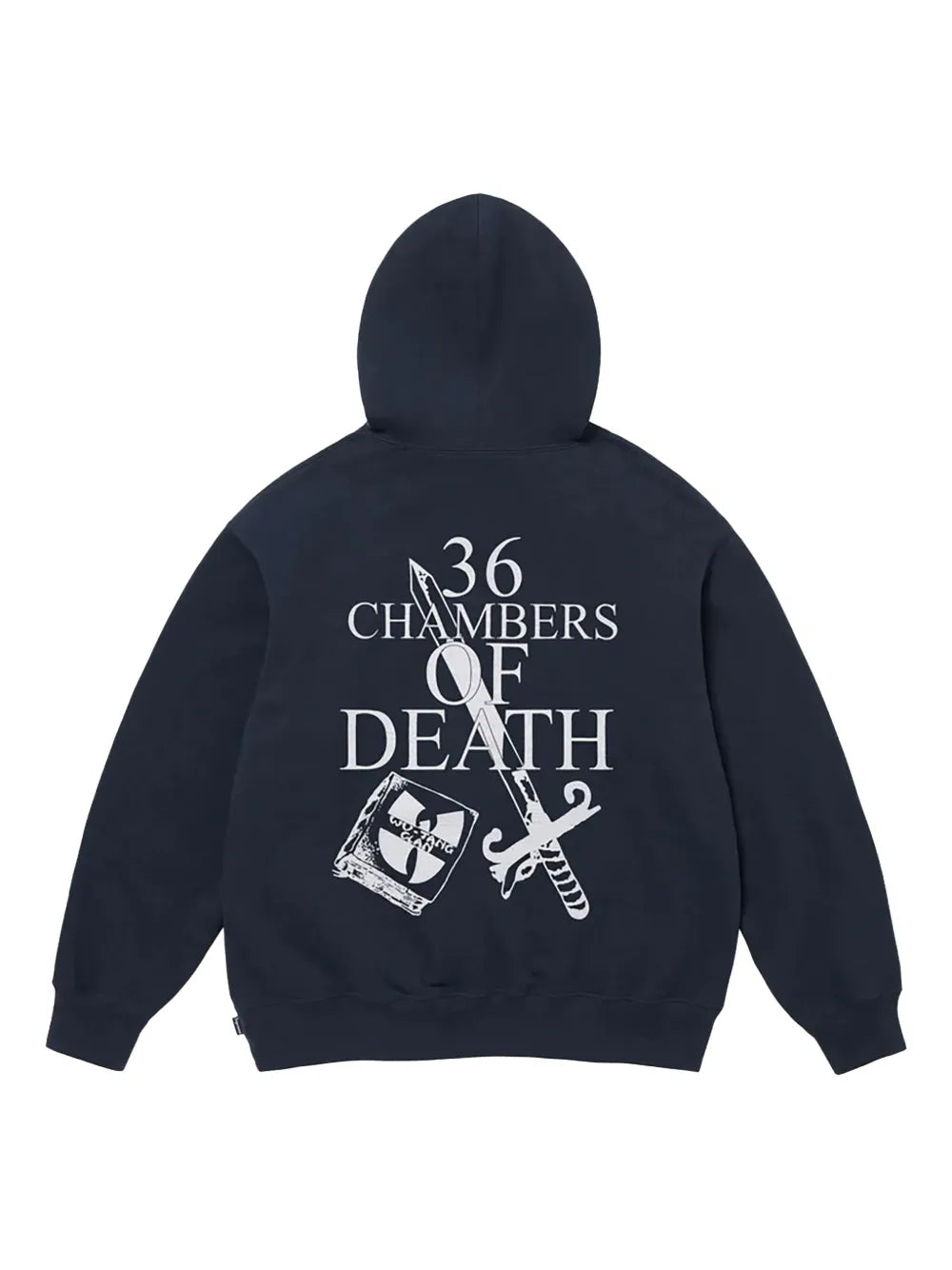 Supreme hoodie con estampado gráfico en colaboración con Wu-Tang Clan - Azul - imagen 2