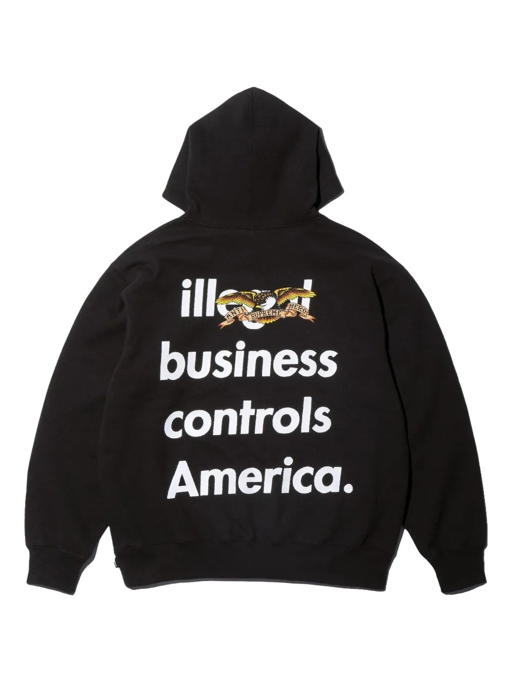 Supreme hoodie ANTIHERO® - Negro - imagen 2