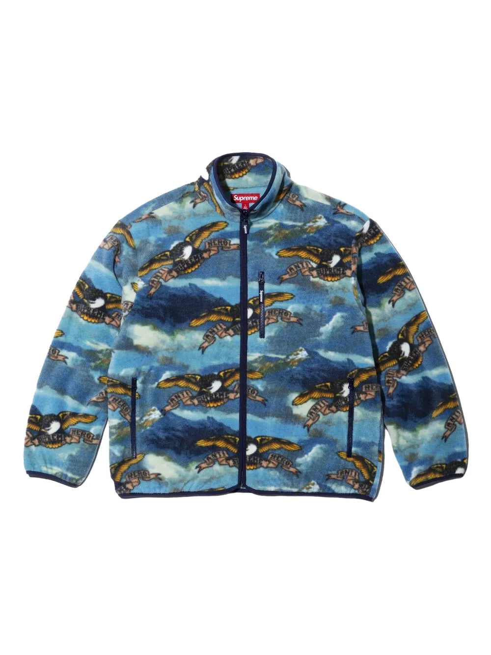 Supreme chamarra texturizada en colaboración con Antihero® - Azul - imagen 1