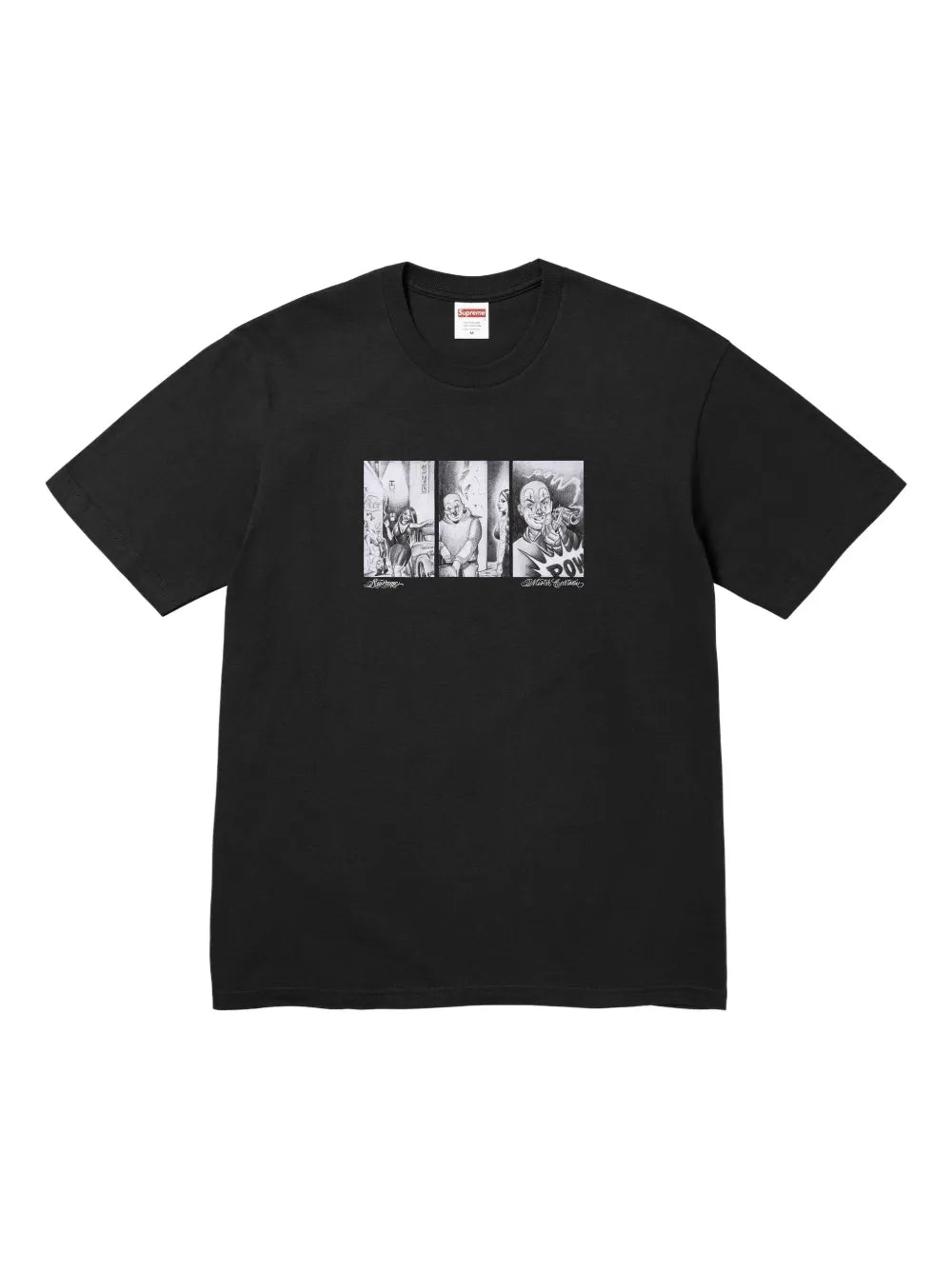 Supreme playera Mister Cartoon Pow - Negro - imagen 1