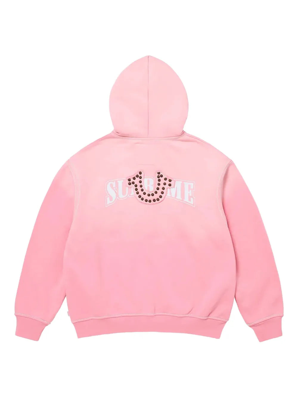 Supreme hoodie con cierre en colaboración con True Religion® - Rosado - imagen 2