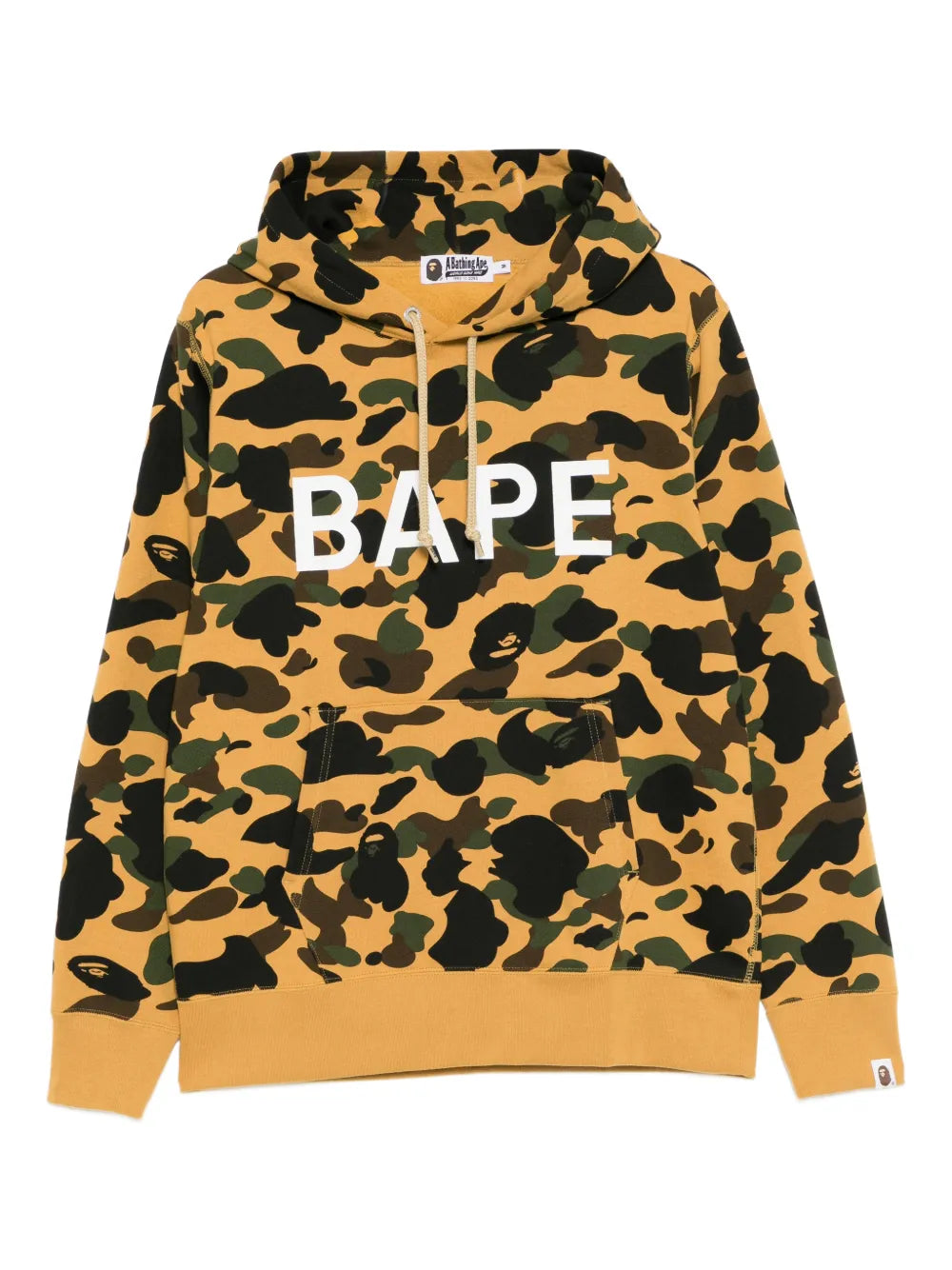 A BATHING APE® hoodie con estampado militar