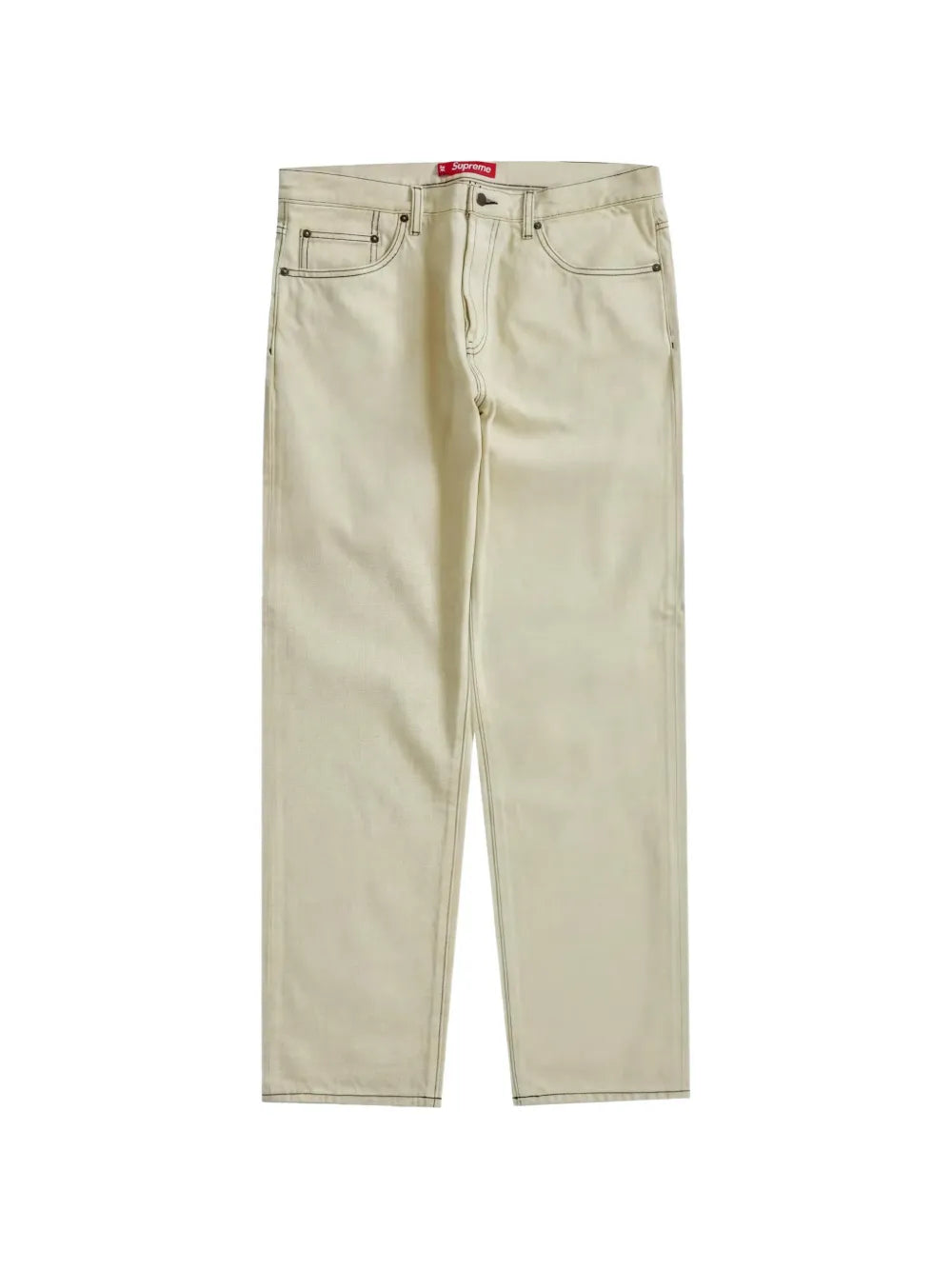 Supreme jeans rectos con efecto blanqueado - Neutro - imagen 1
