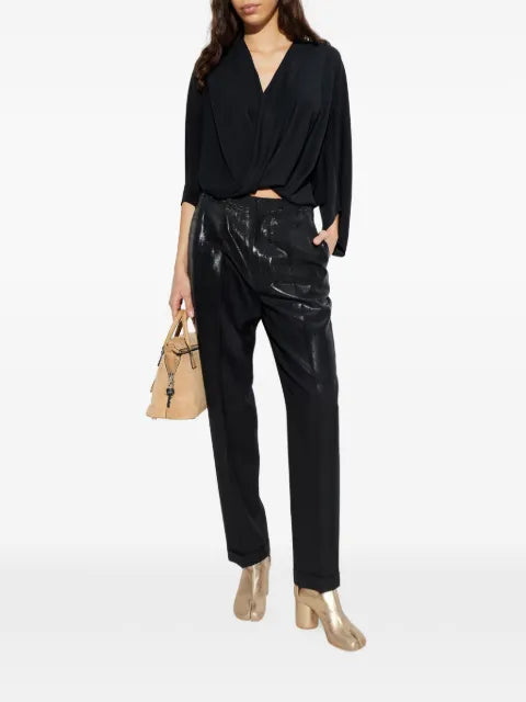 Maison Margiela pantalones con efecto esmaltado - imagen 2
