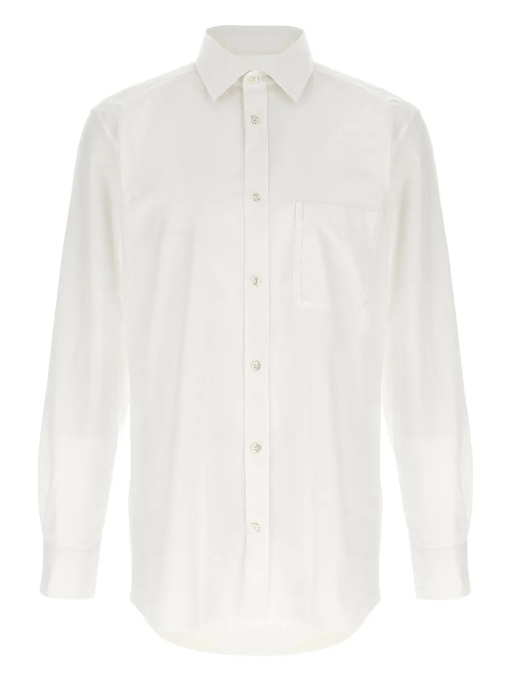 Maison Margiela camisa con bolsillo de parche - Blanco - imagen 1
