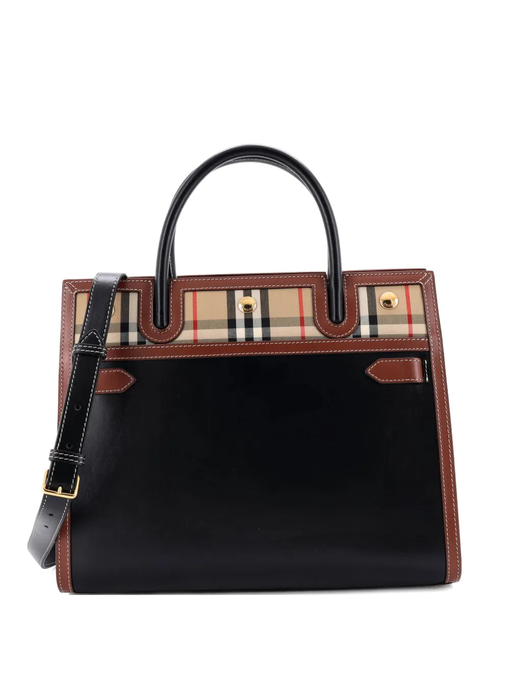 Burberry tote Title Vintage Check pequeña
