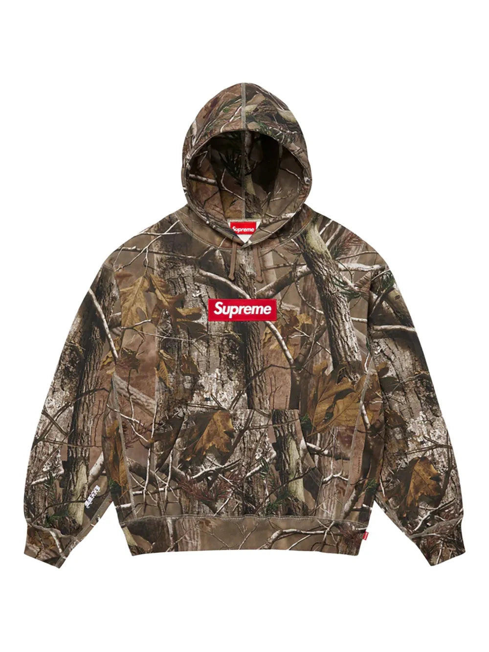 Supreme hoodie con logo - Marrón - imagen 1