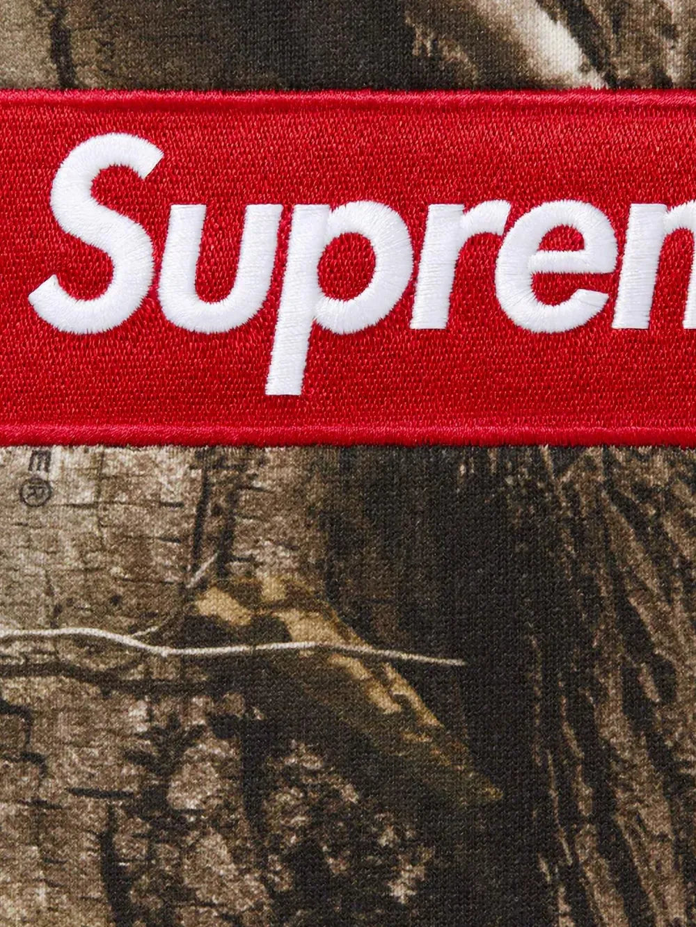 Supreme hoodie con logo - Marrón - imagen 2