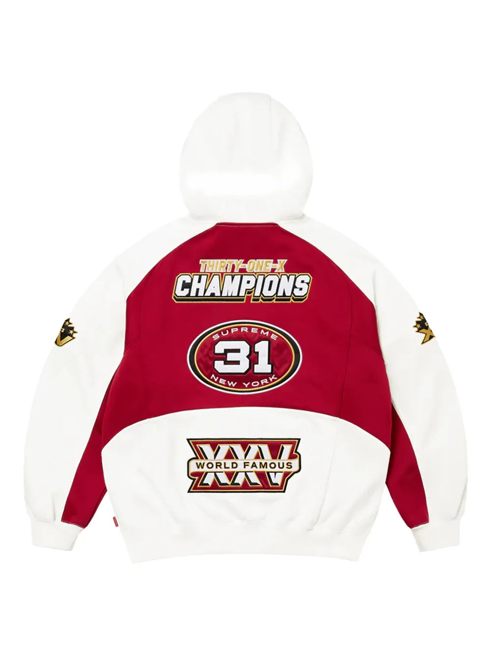 Supreme hoodie con cierre - Blanco - imagen 2