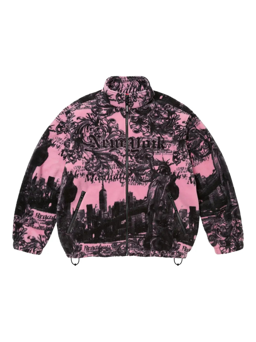 Supreme chamarra con estampado gráfico - Rosado - imagen 1