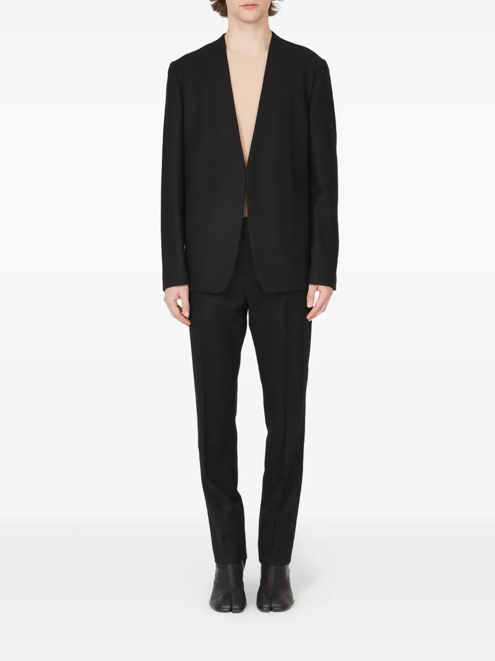 Maison Margiela pantalones con cordones en la pretina - Negro - imagen 2