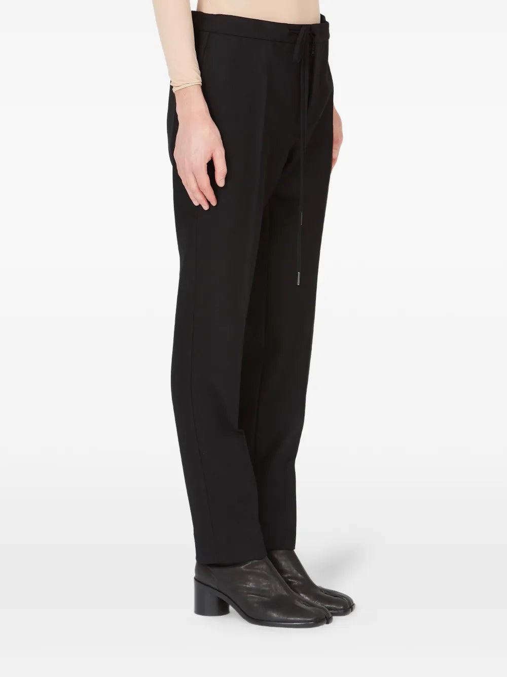 Maison Margiela pantalones con cordones en la pretina - Negro - imagen 3