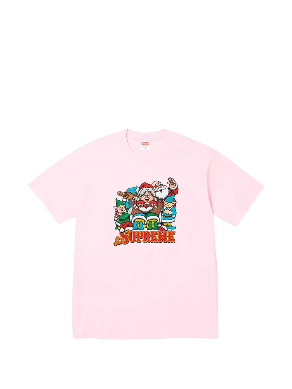 Supreme playera estampada - Rosado - imagen 1