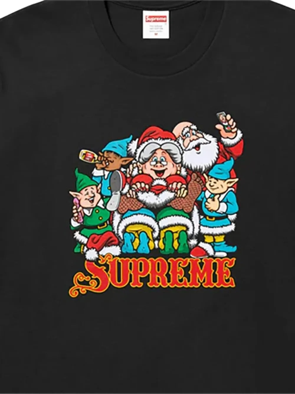 Supreme playera Naughty en colaboración con Sean Cliver - Negro - imagen 2