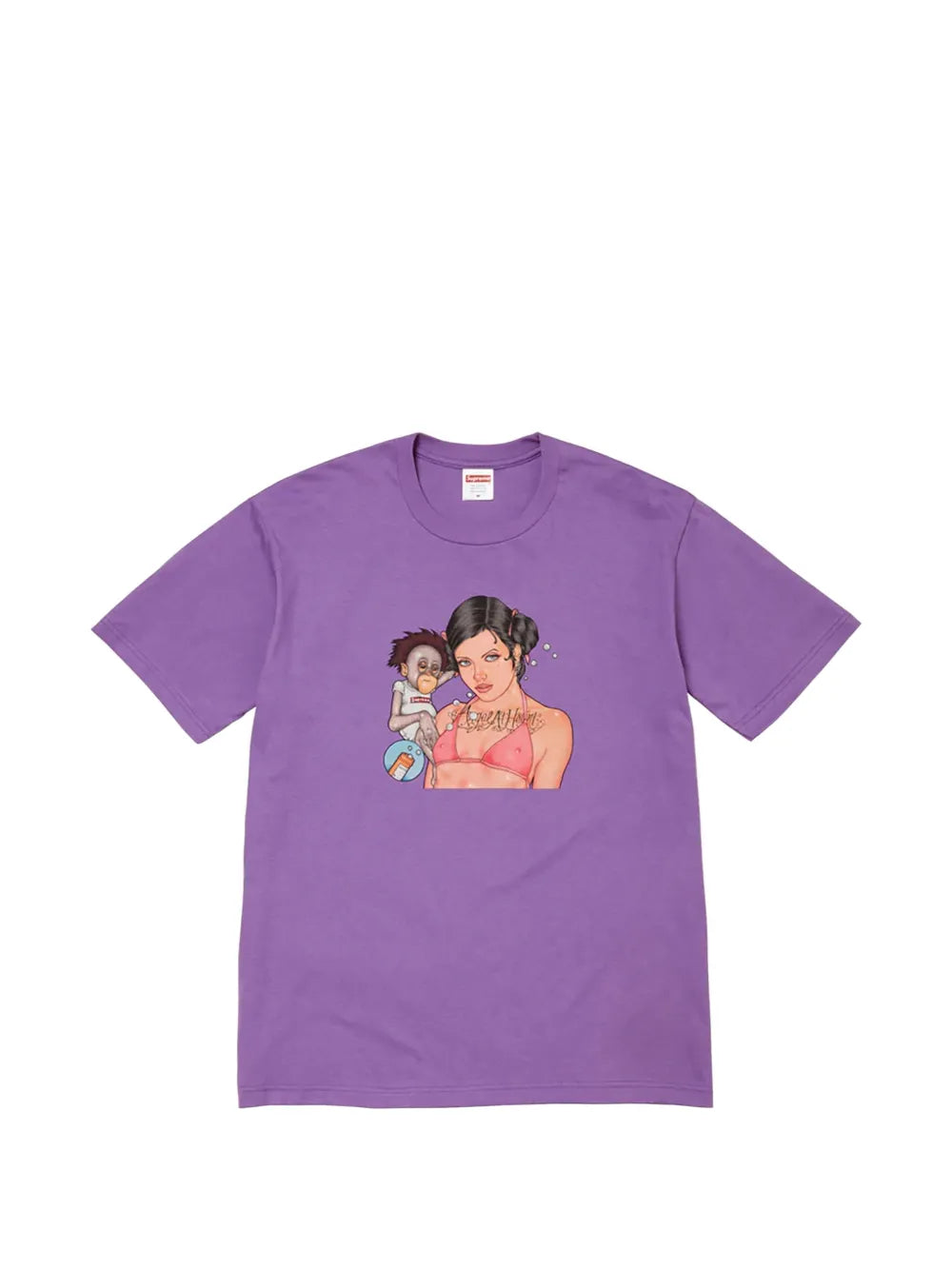Supreme playera Angel en colaboración con John Jesse - Morado - imagen 1