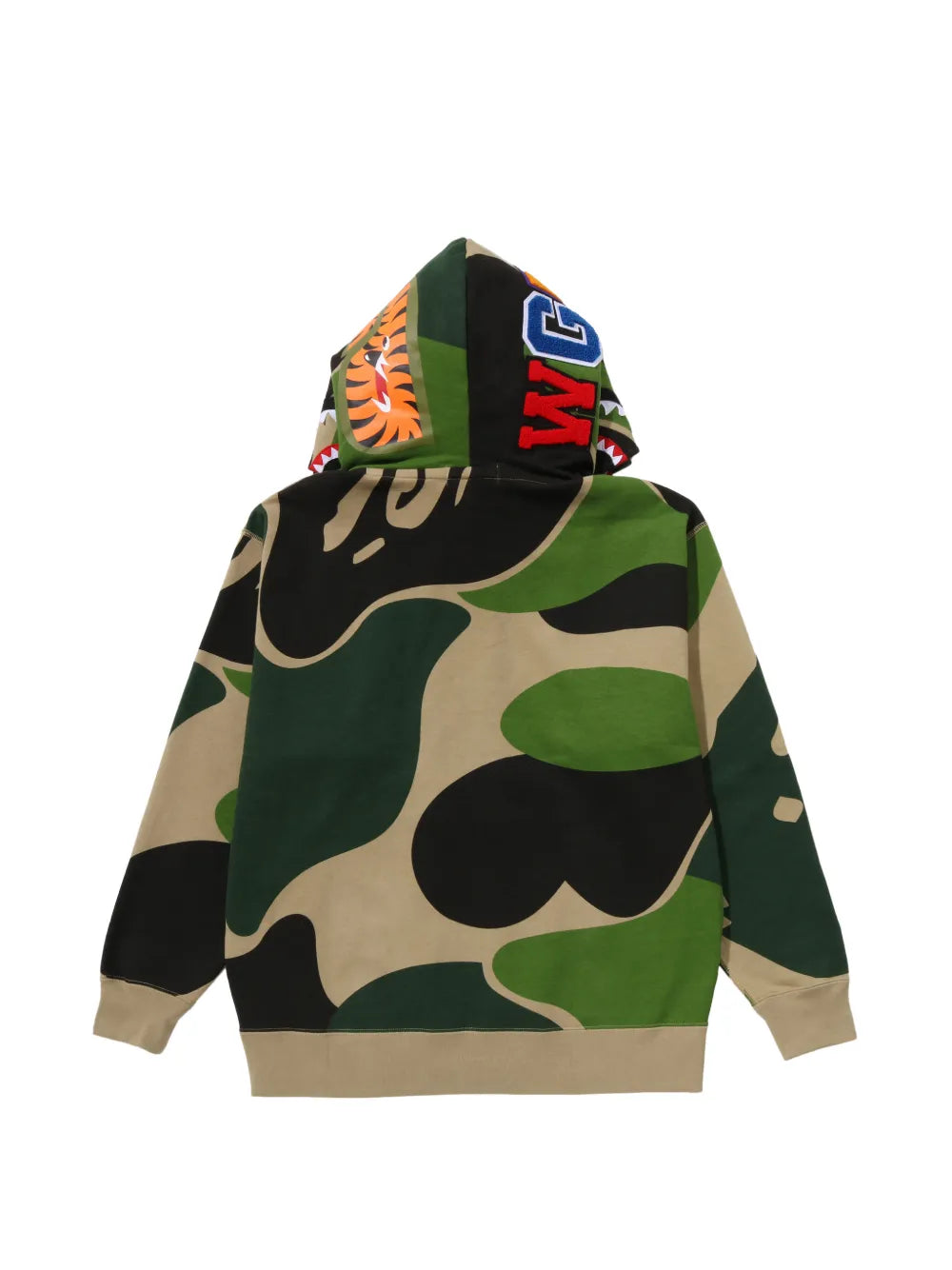 A BATHING APE® hoodie con estampado militar