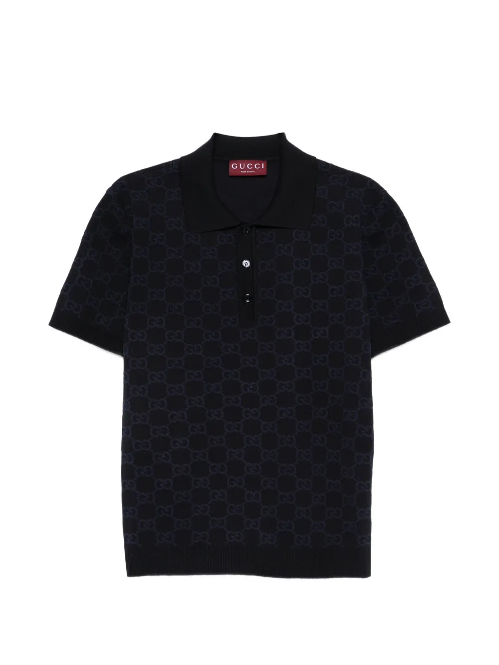 Gucci playera tipo polo con motivo GG