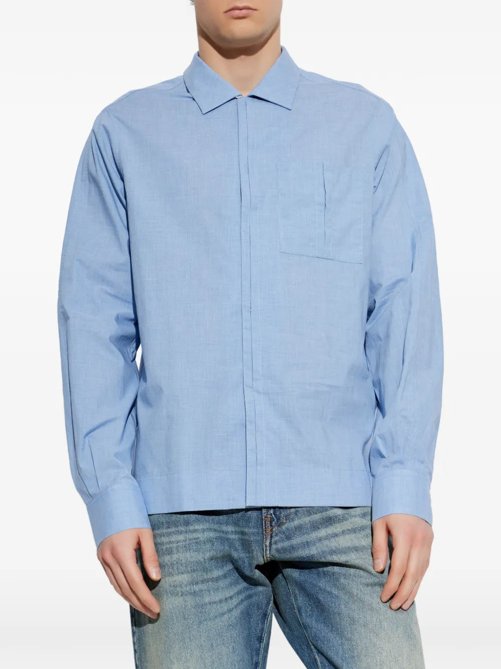 Maison Margiela camisa con bolsillos - Azul - imagen 3