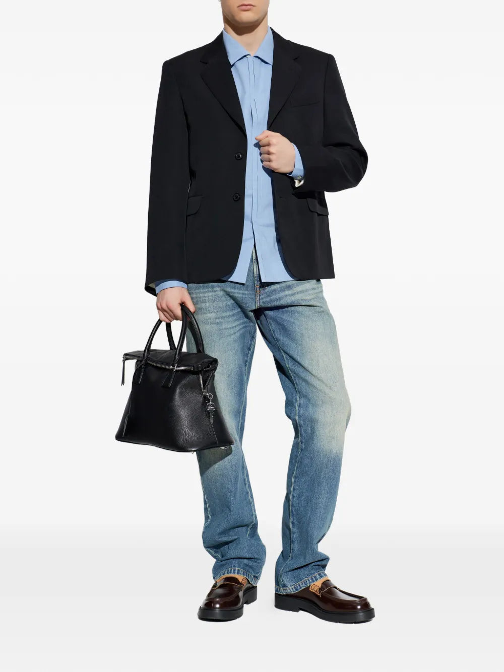 Maison Margiela camisa con bolsillos - Azul - imagen 2