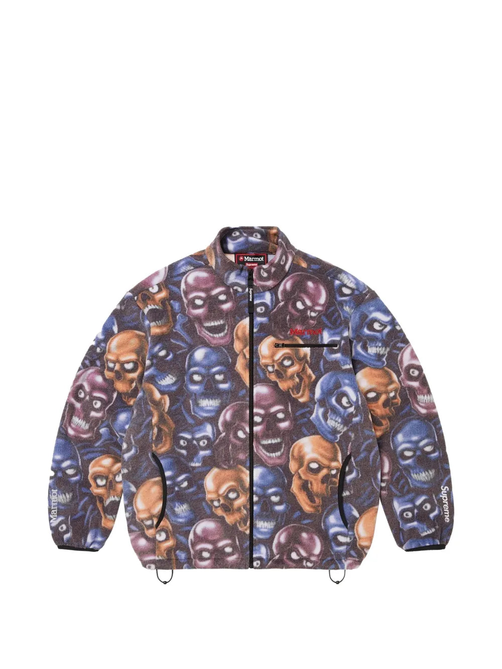 Supreme chamarra con motivo Skull en colaboración con Marmot - Azul - imagen 1