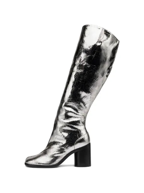 Maison Margiela botas Tabi - Plateado - vista 1