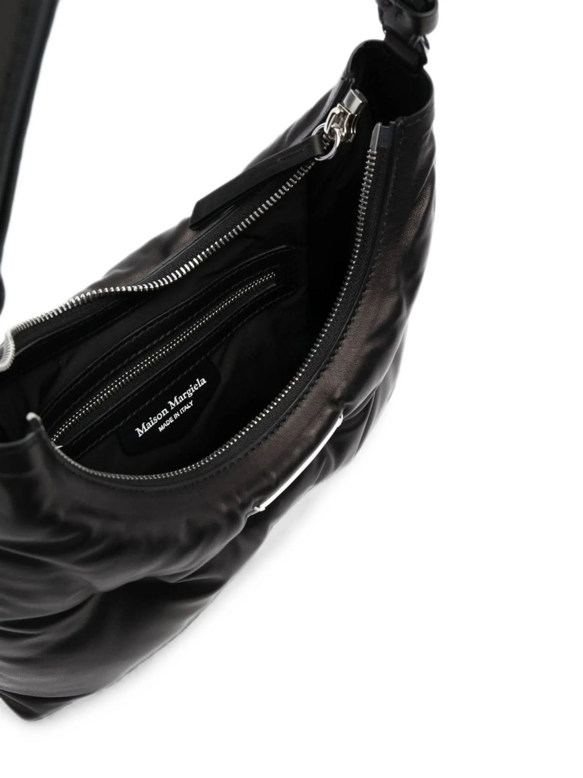 Maison Margiela bolsa de hombro con cierre - Negro - imagen 4