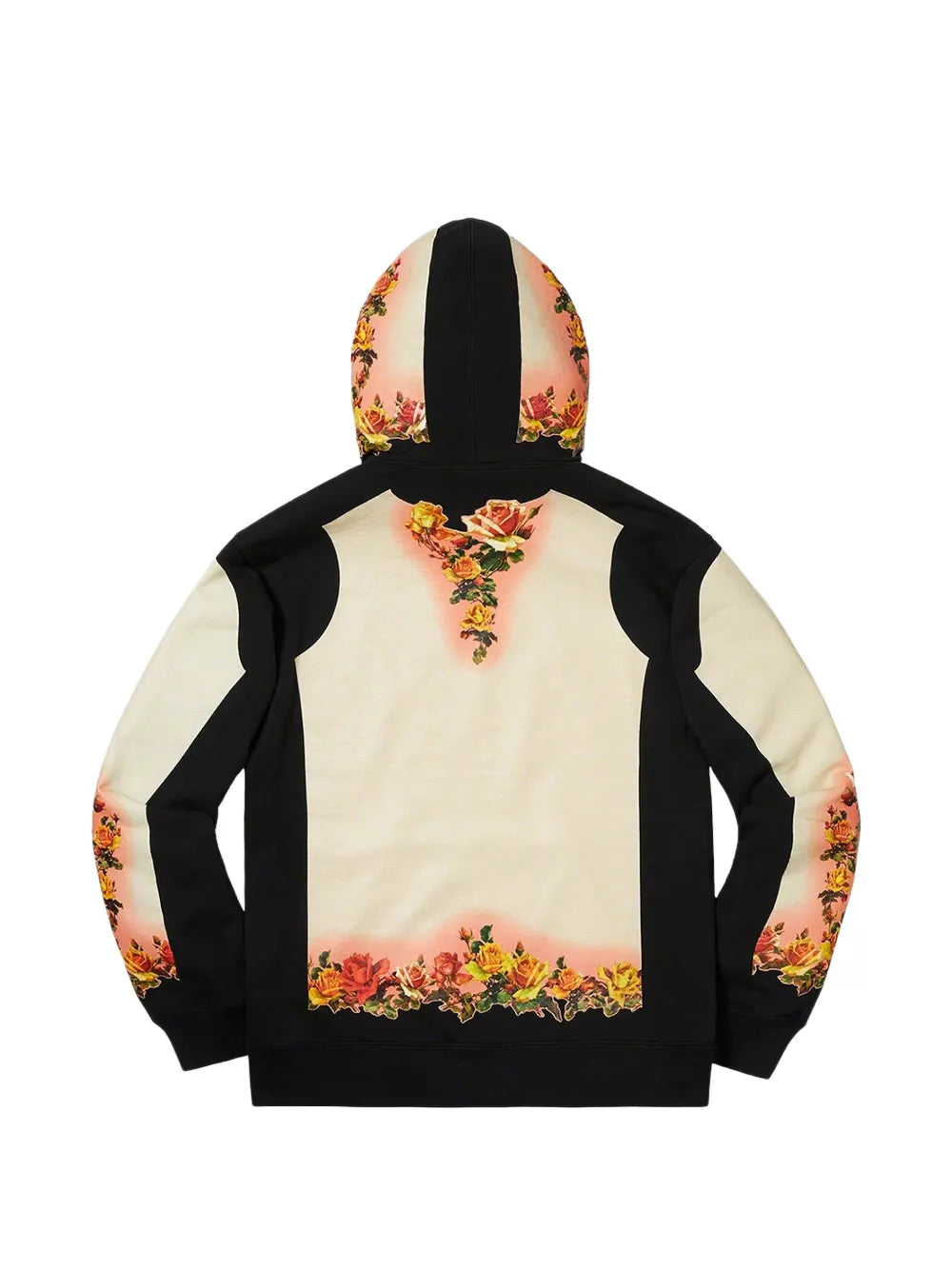Supreme hoodie con estampado floral - Negro - imagen 2