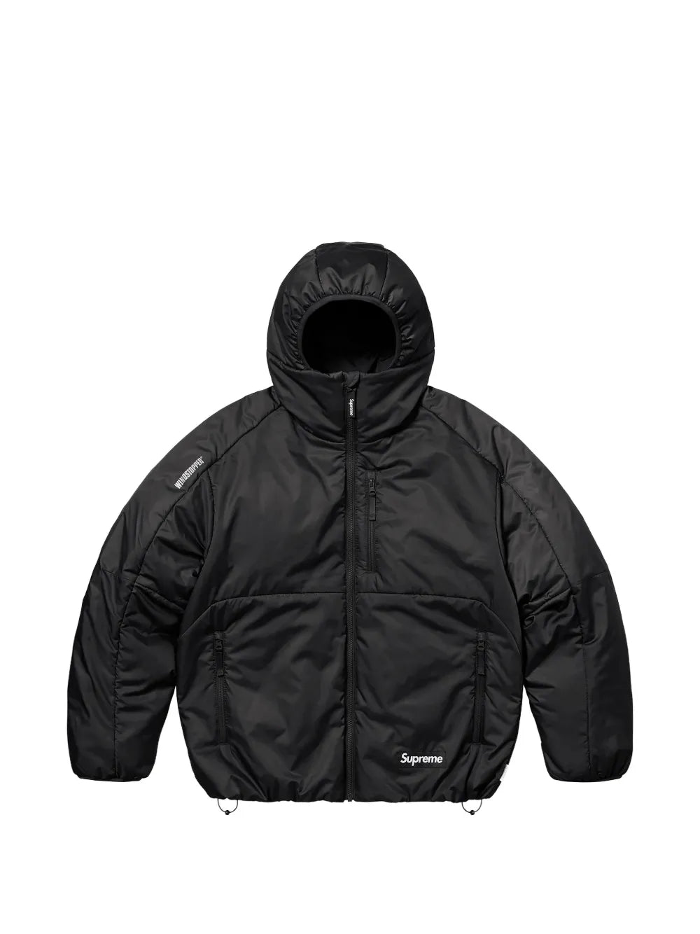 Supreme chamarra rompevientos con capucha - Negro - imagen 1