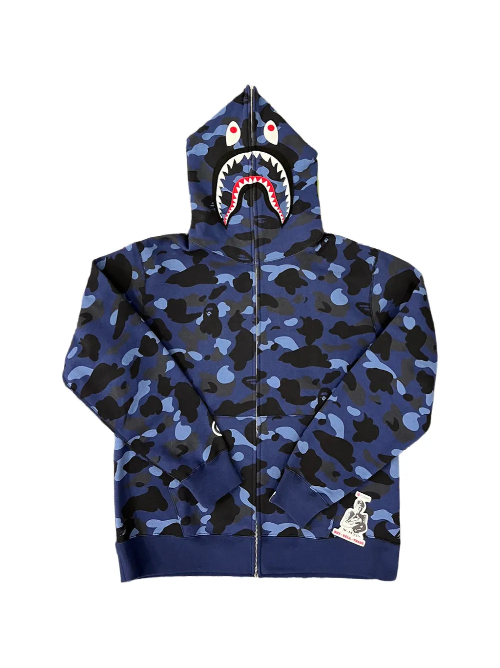 A BATHING APE® hoodie ABC Camo Shark