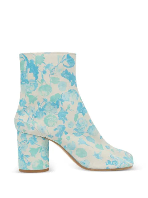 Maison Margiela botas con detalle floral - Azul - vista 1