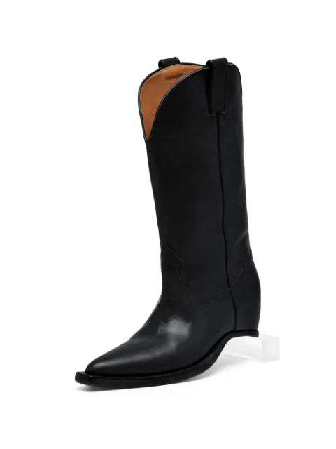 Maison Margiela botas estilo western sin tacón - Negro - vista 2