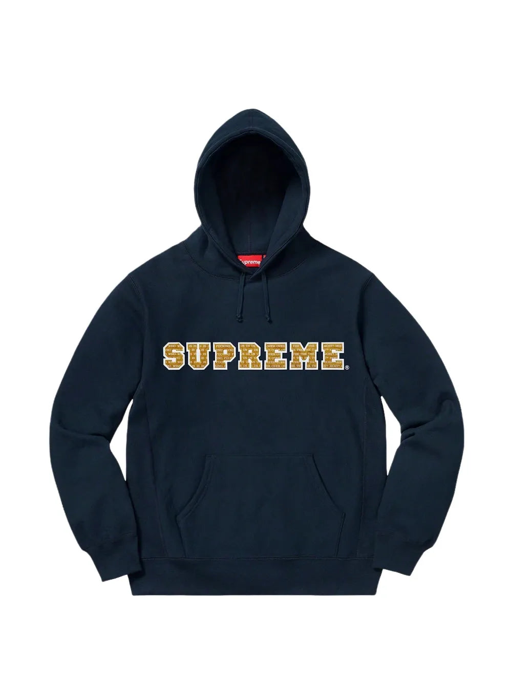 Supreme hoodie con letras del logo - Azul - imagen 1