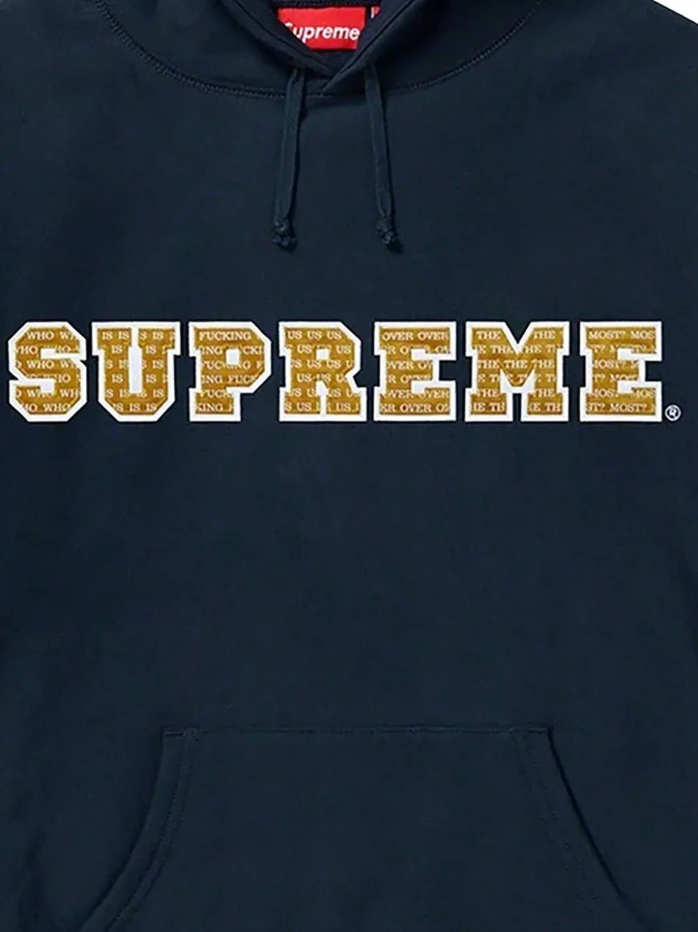 Supreme hoodie con letras del logo - Azul - imagen 2