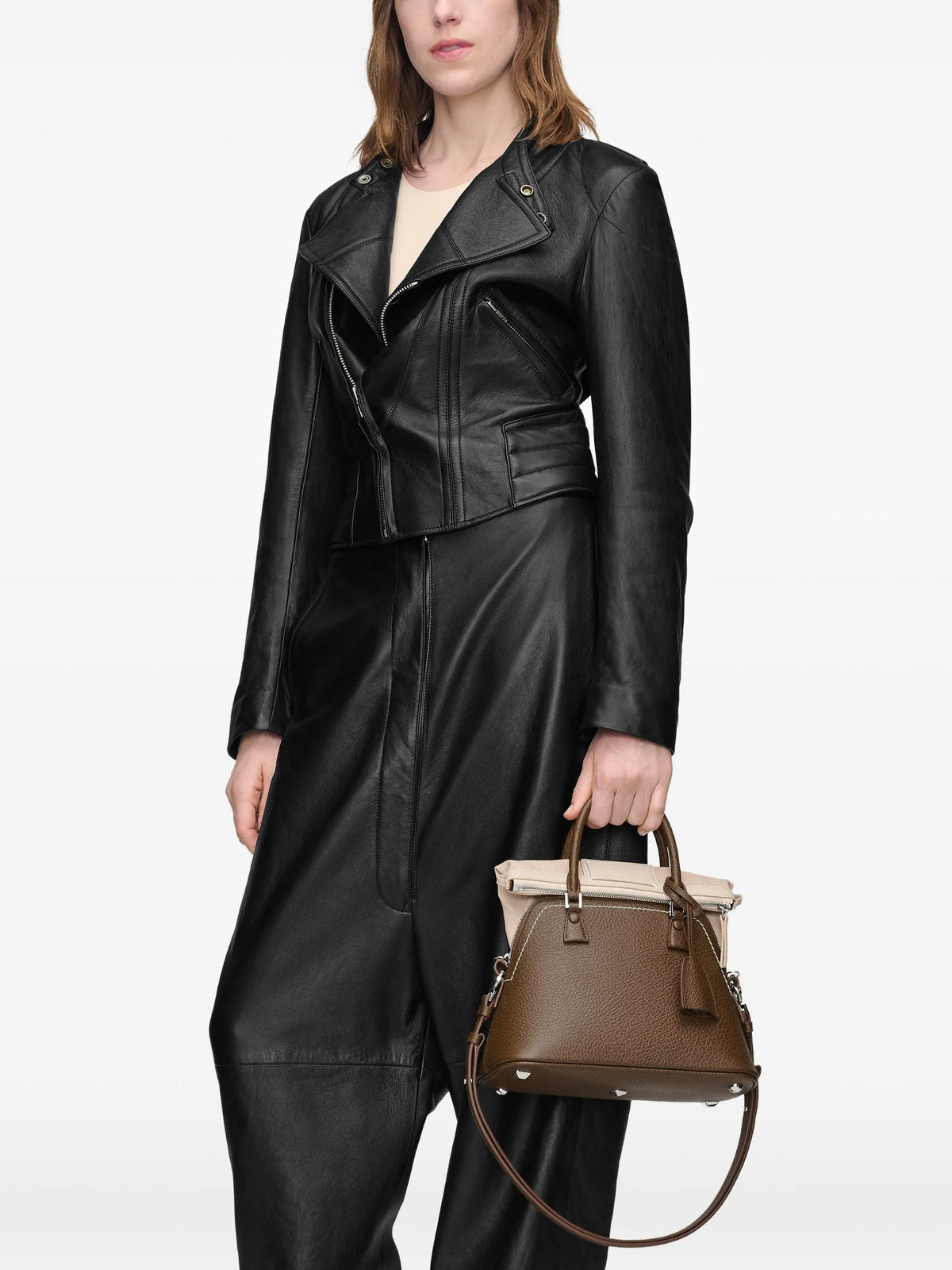 Maison Margiela tote 5AC mini - Marrón - imagen 2