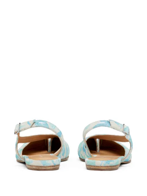 Maison Margiela zapatillas Tabi con tacón de 65mm - Neutro - vista 2