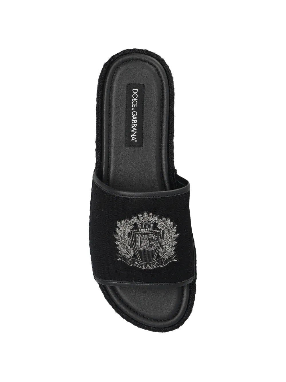 Dolce & Gabbana sandalias con aplique del logo