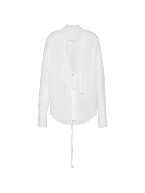 Maison Margiela camisa con cuello en V - imagen 1