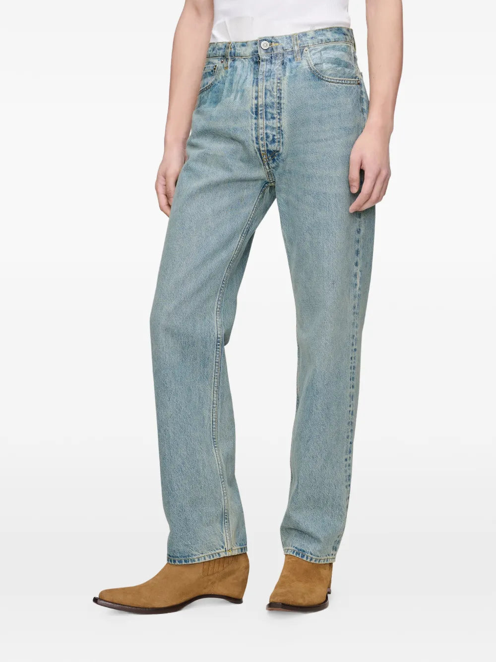 Maison Margiela jeans con trabillas - Azul - imagen 3